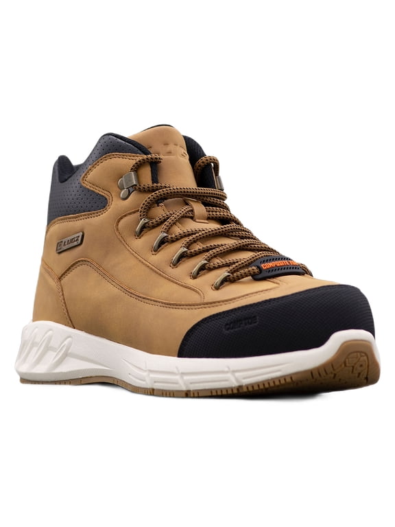 Men's Composite Toe Slip and Water Resistant Anti-Fatigue Swifter Work Shoes, Wide Available