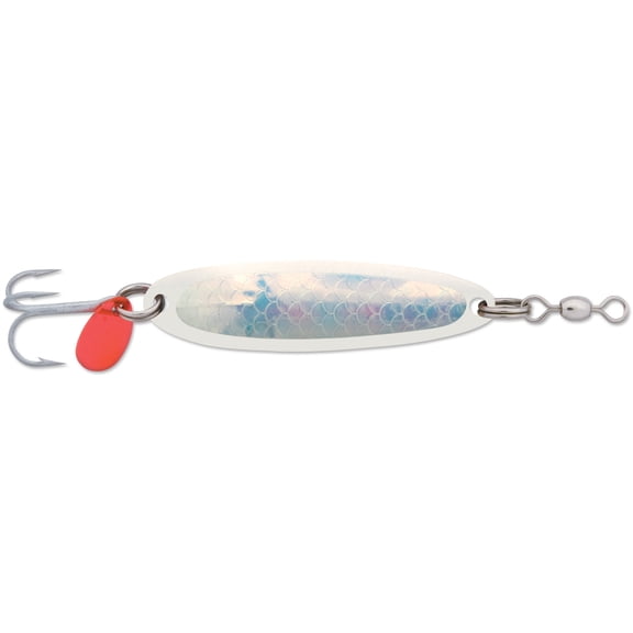 Luhr-Jensen 1/2 Krocodile Treble Hook Pearl/Fishscale