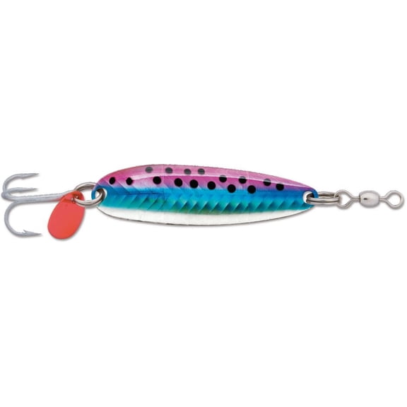 Luhr Jensen 1/4 Krocodile Spoon (Treble Hook) Rainbow Trout