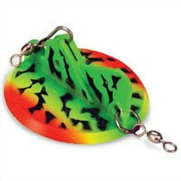 Luhr-Jensen 1 Dipsy Diver Flo. Red/Chartreuse UV/Chrome Bottom