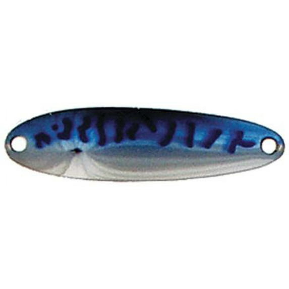 Luhr-Jensen 3/4 Krocodile Treble Hook Chrome/Blue Mackerel