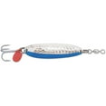 thumbnail image 1 of Luhr Jensen 3/8 Krocodile Treble Hook, Hammered Chrome/Neon Blue Side Stripe, 1 of 2