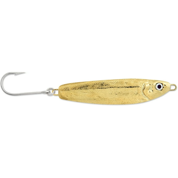 Luhr Jensen Crippled Herring Spoon Fishing Lure - 3/4 oz. - 24K Gold Plated