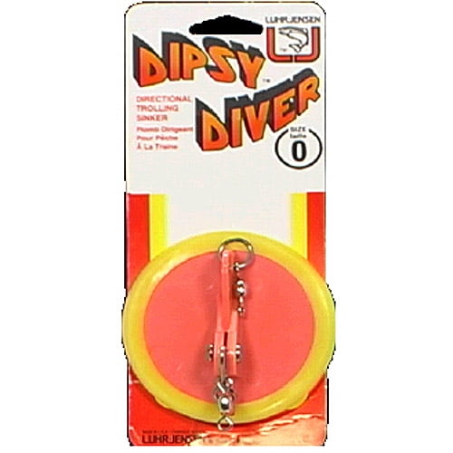Luhr Jensen 5560-000-0077 Dipsy Diver 3-1/4 Fire And White Bottom 