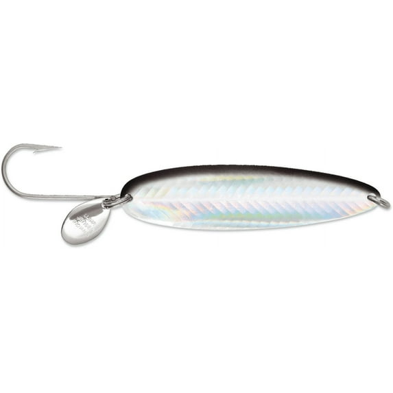 Luhr Jensen Coyote Spoon (Black Reflex Glow Back) Size 5