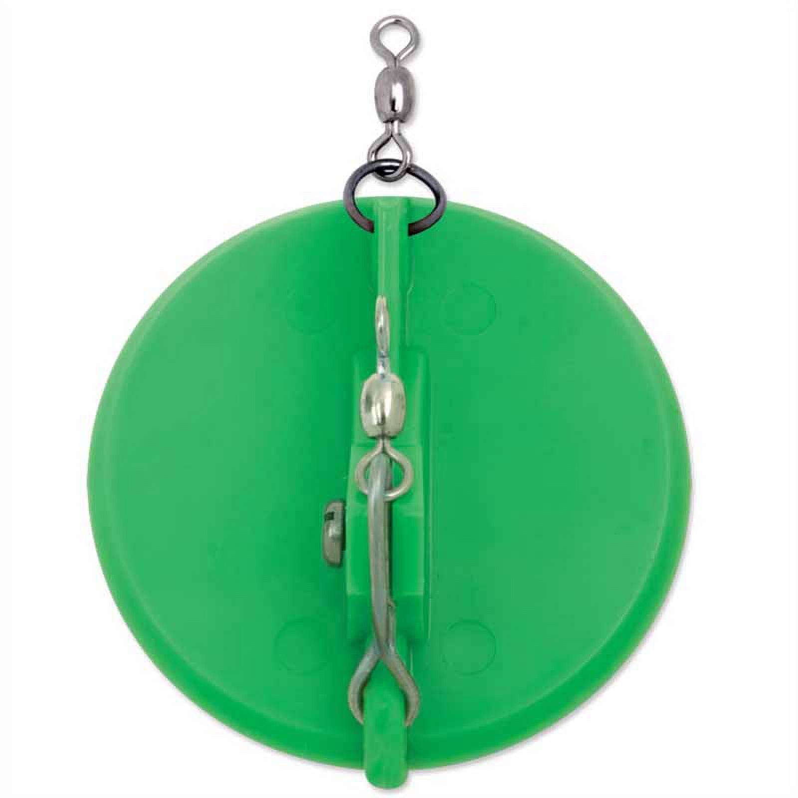 Luhr Jensen Dipsey Diver Adjustable/Directional Fishing Trolling Diver 4-1/8" Kelly Green/White Bottom