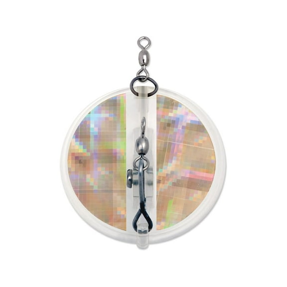 Luhr-Jensen Dipsy Diver 1 Clear / Silver Disco Tape / Clear Bottom