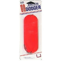Luhr Jensen 5 13/16" Dodger Trolling Attractor in Fire Color for Fishing