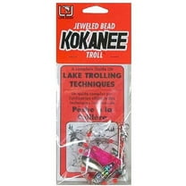 Luhr Jensen Jeweled Bead Kokanee Troll 28" Chrome/Silver/Prism