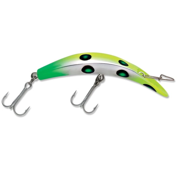 Luhr Jensen K15 Kwikfish Rattle Flo. Chartreuse/Green UV, 5-inch