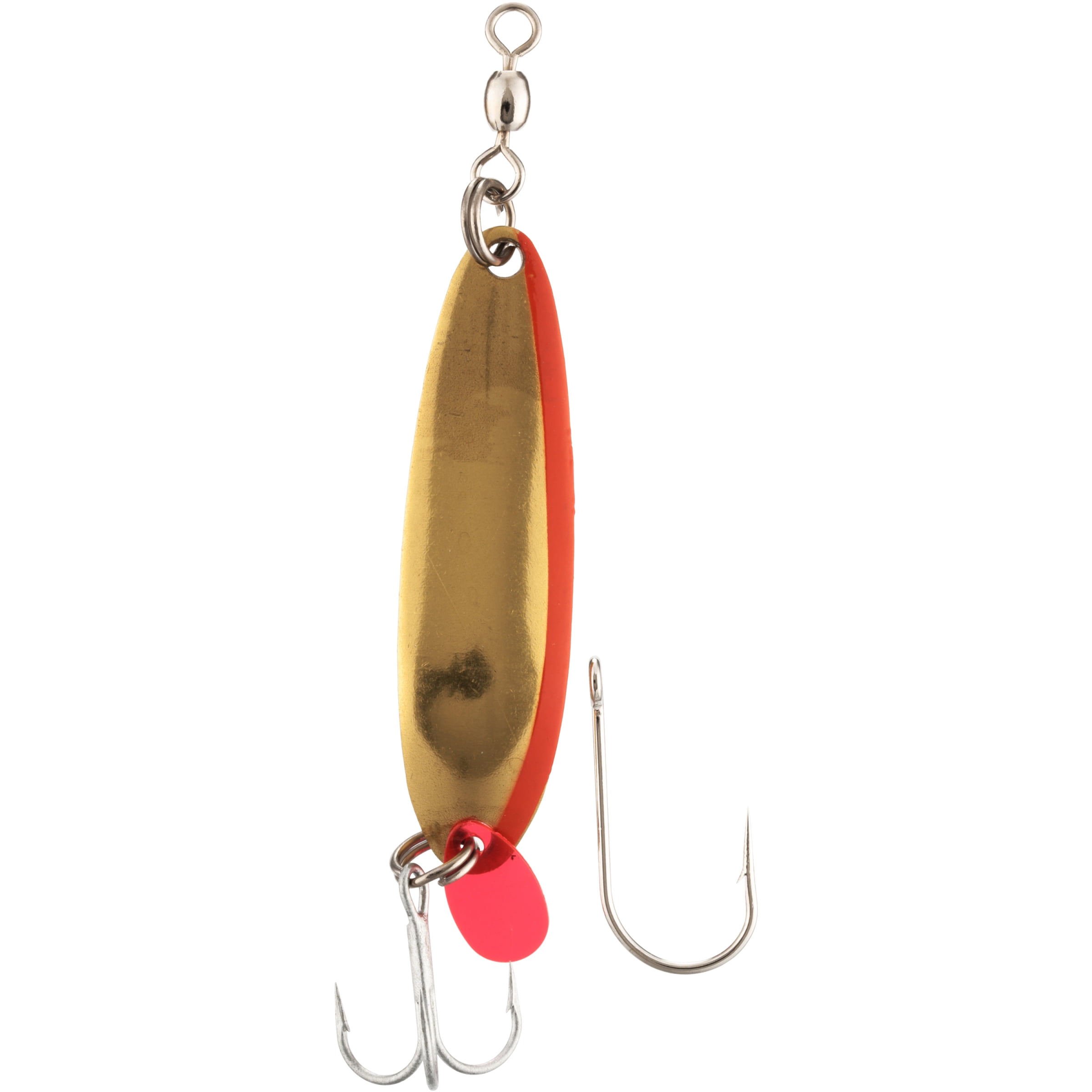 Luhr Jensen Krocodile 1/4oz Spoon Fishing Lure 2 1/8 Brass/Fire Side  Stripe 
