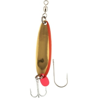 H&H Tackle Redfish Weedless Spoon Fishing Lure, Gold, 0.25 oz, HRWS14-02