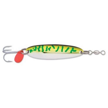 Leurre Cuillère Luhr-Jensen Krocodile – 1 Oz, Chrome/vert Prisme-lite, Neuf