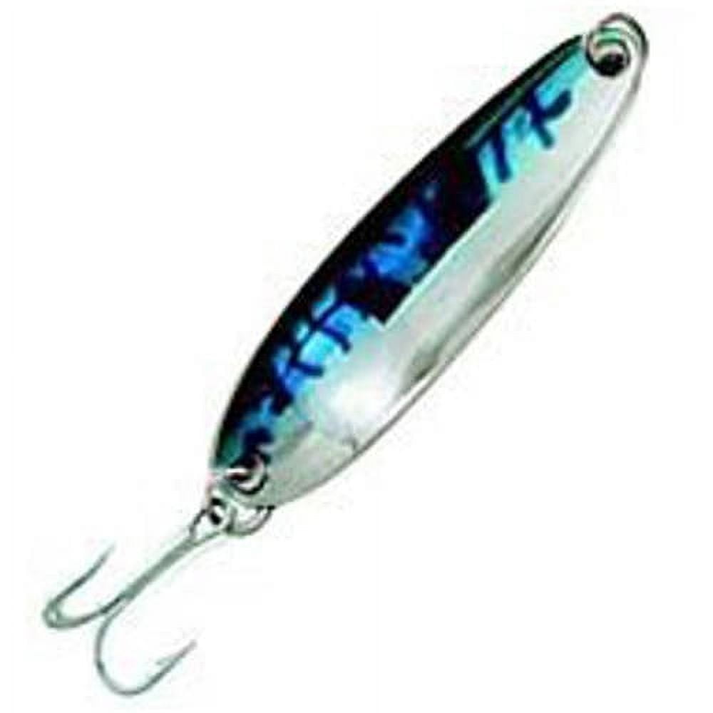 Luhr Jensen Krocodile 5/8oz Spoon Fishing Lure 2 11/16 Chrome/Blue Mackerel