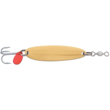 Luhr-Jensen 1/4 Oz Krocodile Fishing Lure – Hammered Chrome Finish With Treble Hook