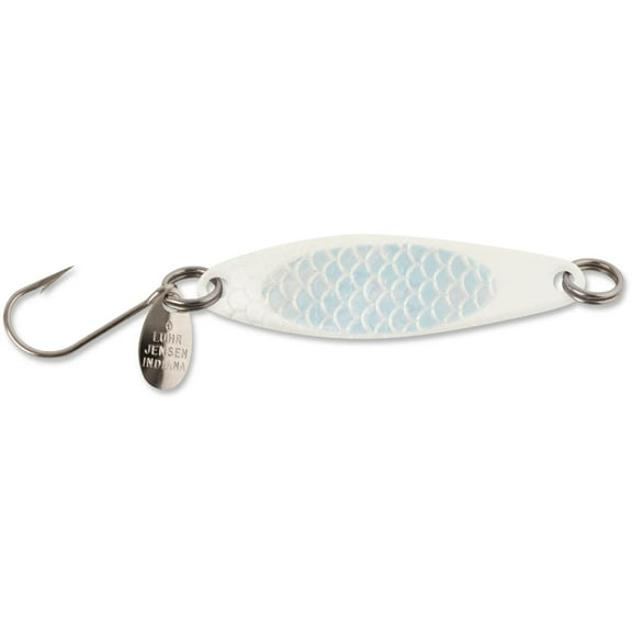 Luhr Jensen Needlefish 3 Thin-Blade Spoon - Pearl Fishscale