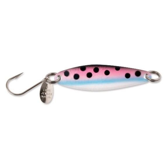 Luhr Jensen Needlefish Spoon Fishing Lure Size 2 Rainbow Trout/Nickel Back 2"