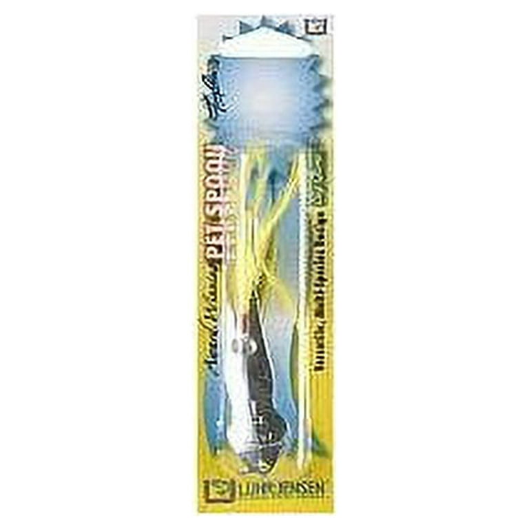 Luhr Jensen Pet Spoon Fishing Lure 1/2 oz 3 1/4 Yellow Feather Chrome