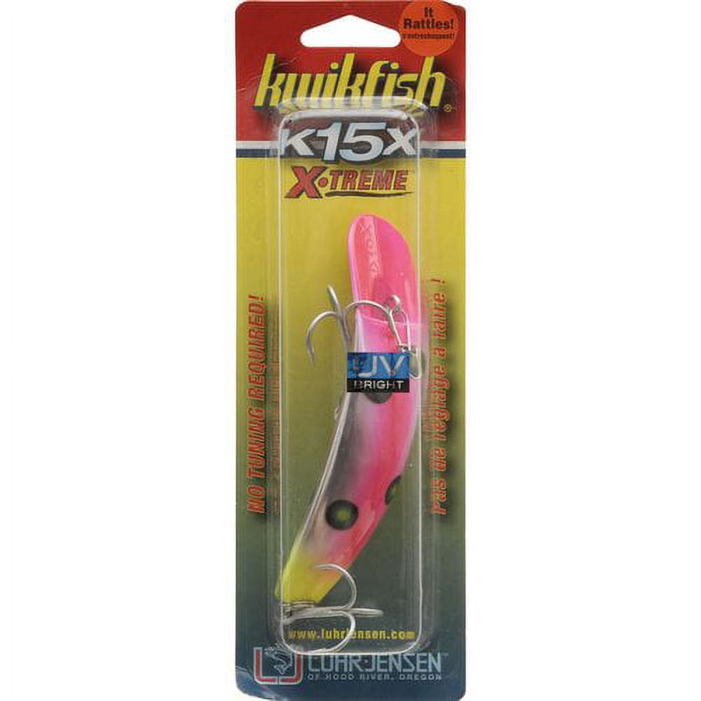 Luhr Jensen Rattlin' Kwikfish Xtreme, Size 15, Fluorescent Pink ...