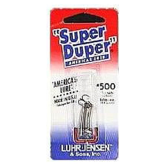 Luhr Jensen Super Duper Casting/Trolling S Nickel/Red Head 1303-500-0130