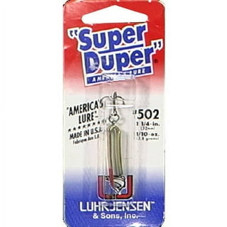 Luhr-Jensen 1 Super Duper Nickel/Red Head