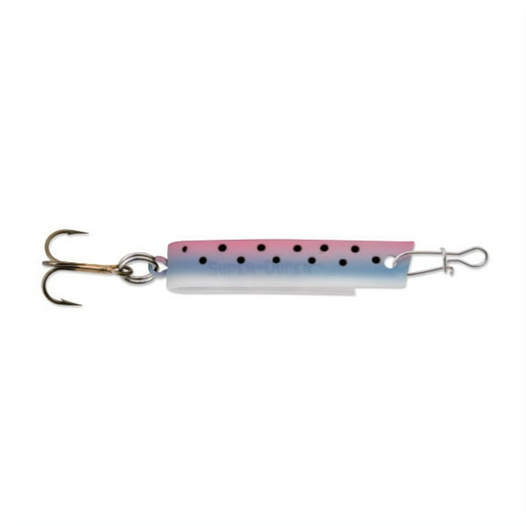 Luhr Jensen Super Duper U-Shaped Casting/Trolling Spoon Lure 1 1/8" 1/12oz for Rainbow Trout