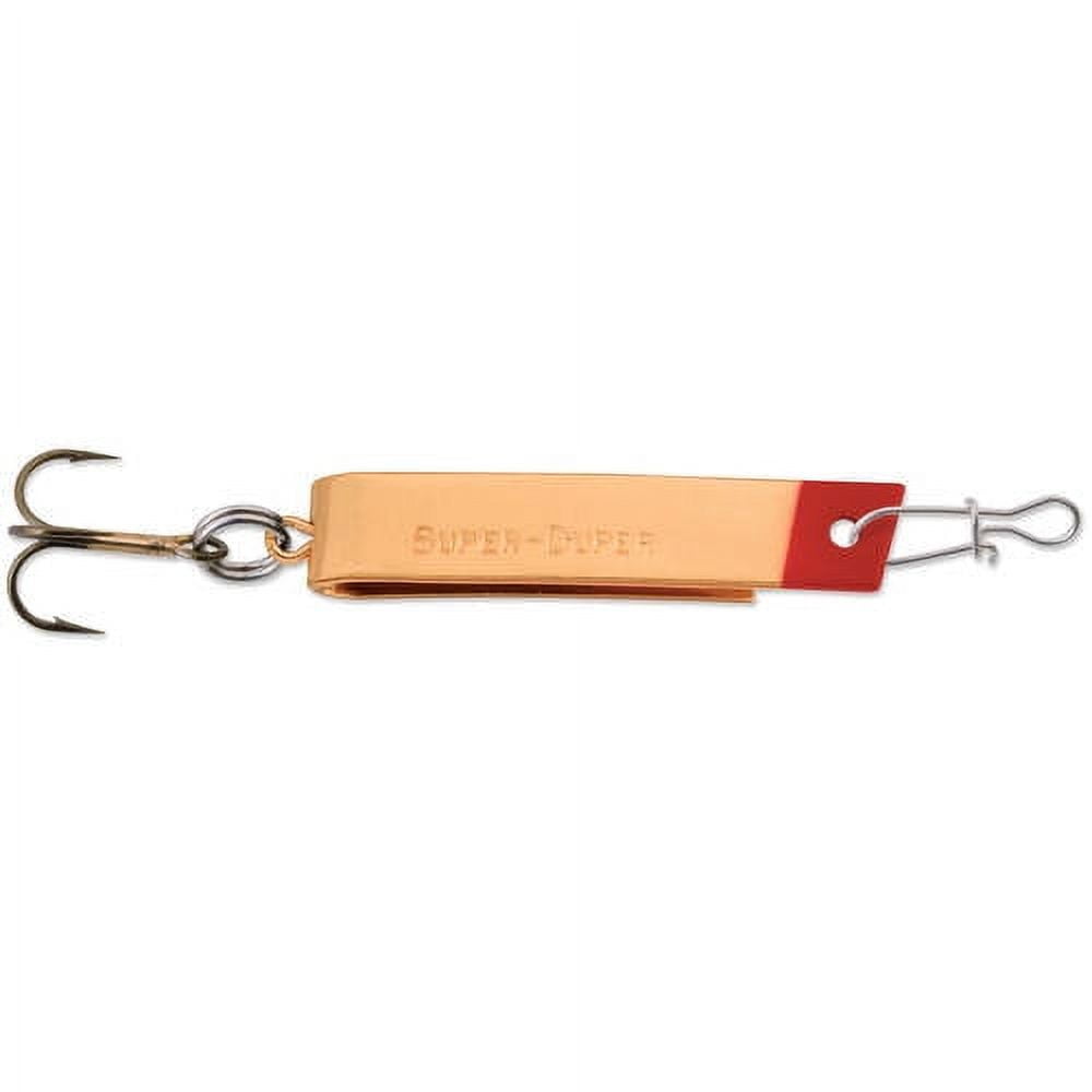 Luhr Jensen 501 Super Duper Metal Trout Fishing Lure Red & Gold F7 and More  for sale online