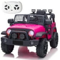 thumbnail image 1 of Luibas 12V Kids Ride on Car for Toddlers, Battery Powered Ride on Electric Vehicles Kids Ride On Toy Car with Remote Control, Bluetooth Electric Car for Boys Girls 3-5 Ages, Pink, 1 of 6