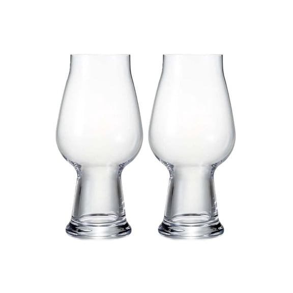 Luigi Bormioli Birrateque IPA Beer Glasses - Set of 2, Clear