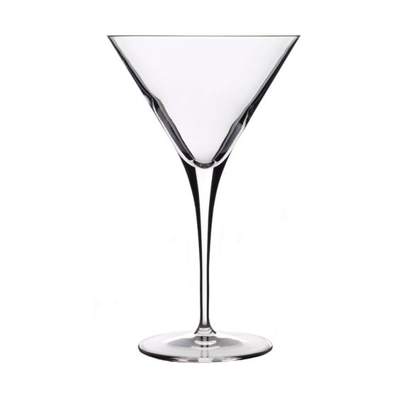 Luigi Bormioli Crescendo 10 Ounce Martini Glasses Set Of 4, Crystal SON-hyx Glass, Clear Martini Glass, Dishwasher Safe, Made In Italy.