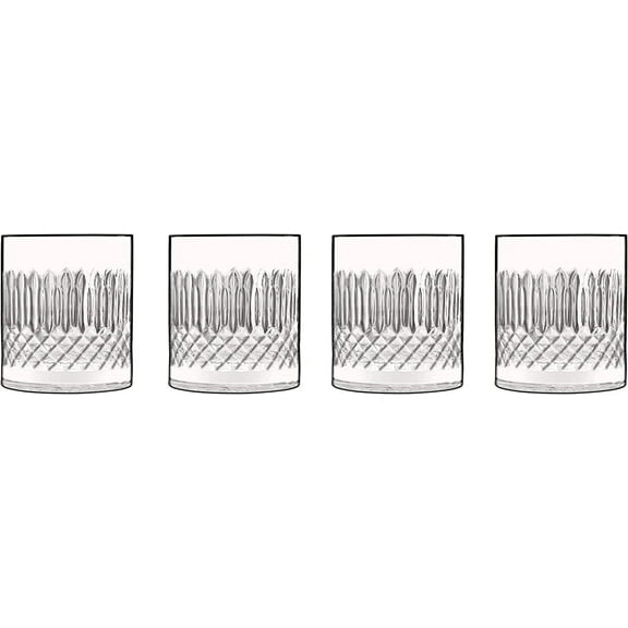 Luigi Bormioli Diamante 12.75Oz Dof Glasses Set of 4