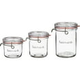 thumbnail image 1 of Luigi Bormioli Lock-Eat Frigo Jar Set 3-Pcs, 1 of 7