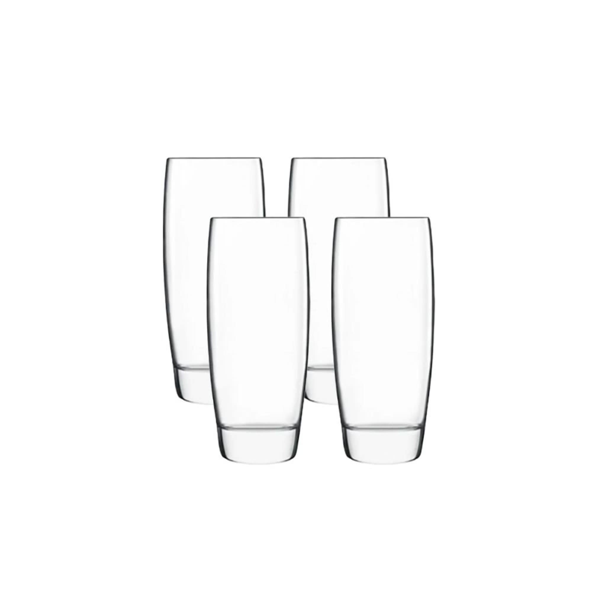 Luigi Bormioli Michelangelo Clear 14.5 oz Beverage Glasses Set of 4