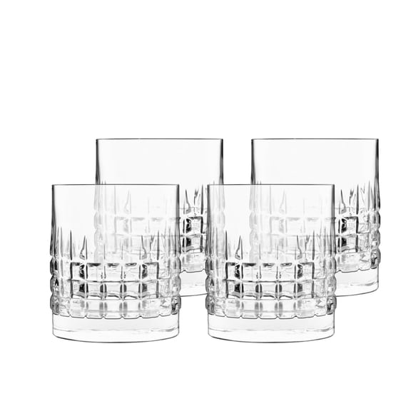 Luigi Bormioli Mixology 12.75 Oz Charme Dof Drinking Glasses Set of 4