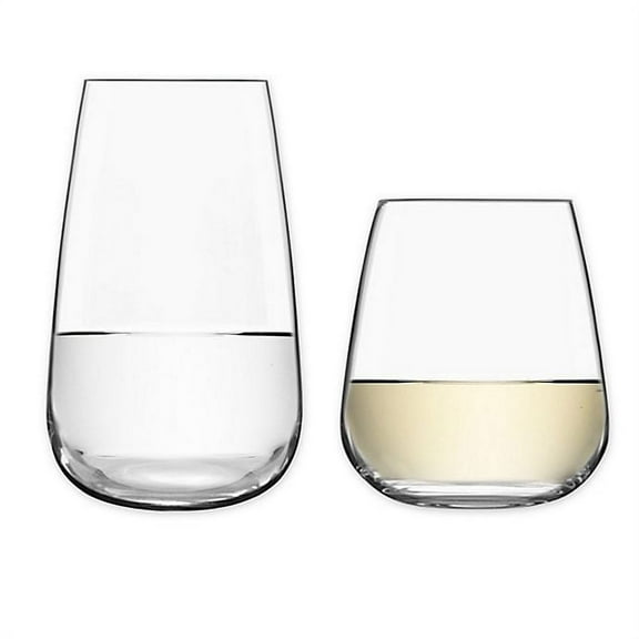 Luigi Bormioli Talismano Barware Set 4 Dof Glasses & 4 Beverage Glasses