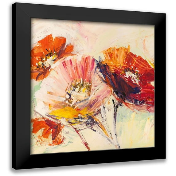 Luigi, Florio 20x20 Black Modern Framed Museum Art Print Titled - Nel vento I