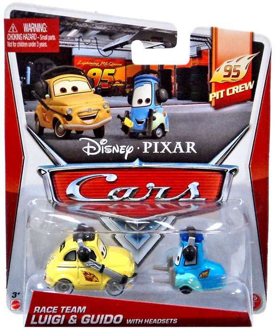 カーズ マテル 95 FANS LUIGI & GUIDO ミニカー ピクサー カーズ マテル 95 FANS LUIGI & GUIDO ミニカー ピクサー おもちゃ