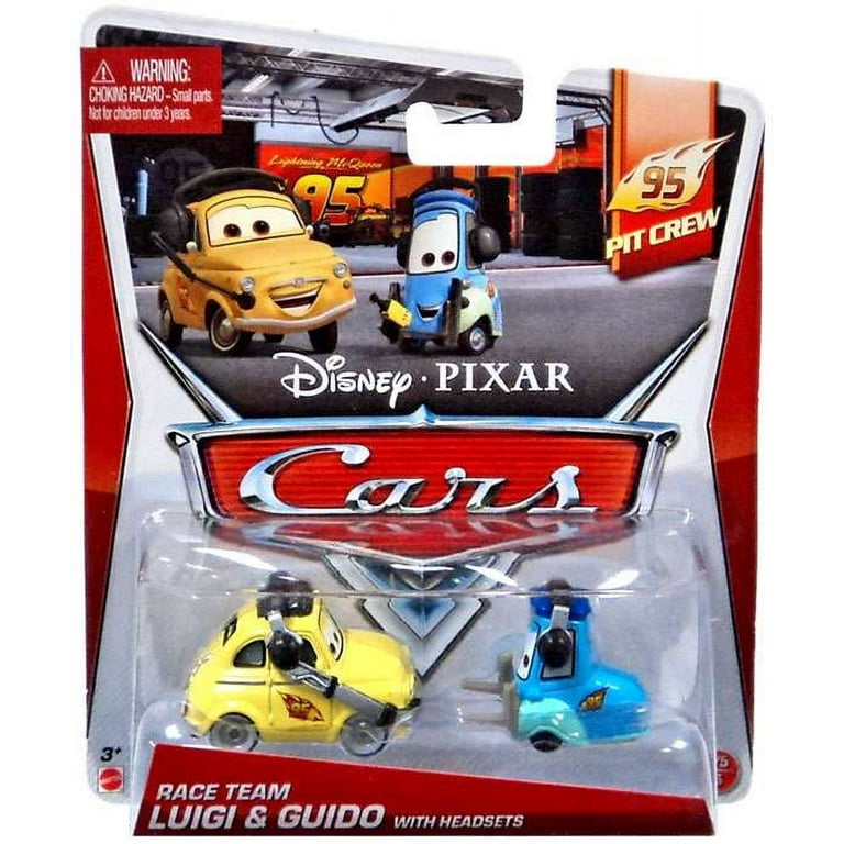 【WEB限定】 Luigi & Guido Diecast Car 2-Pack Race Team with Headsets 95 ミニカー