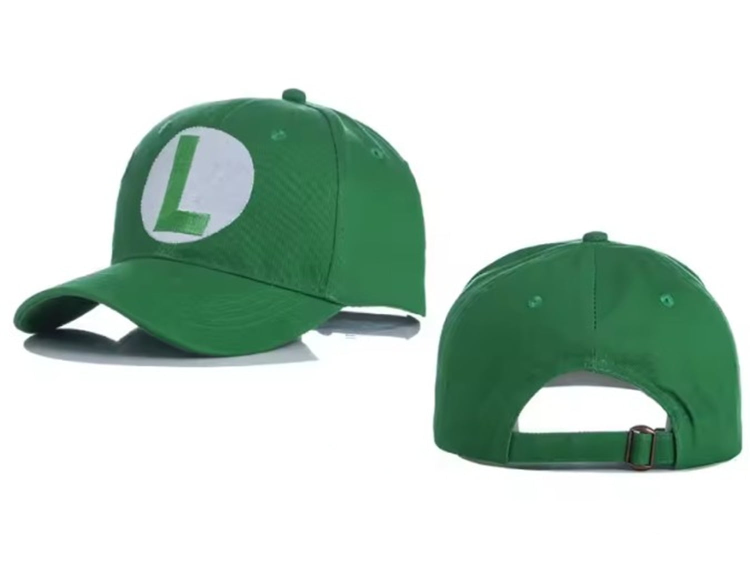 Luigi Hat Baseball Cap Embroidered Logo Universal Fit
