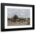 thumbnail image 1 of Luigi Loir 14x12 Black Modern Framed Museum Art Print Titled - Funfair, 1 of 5
