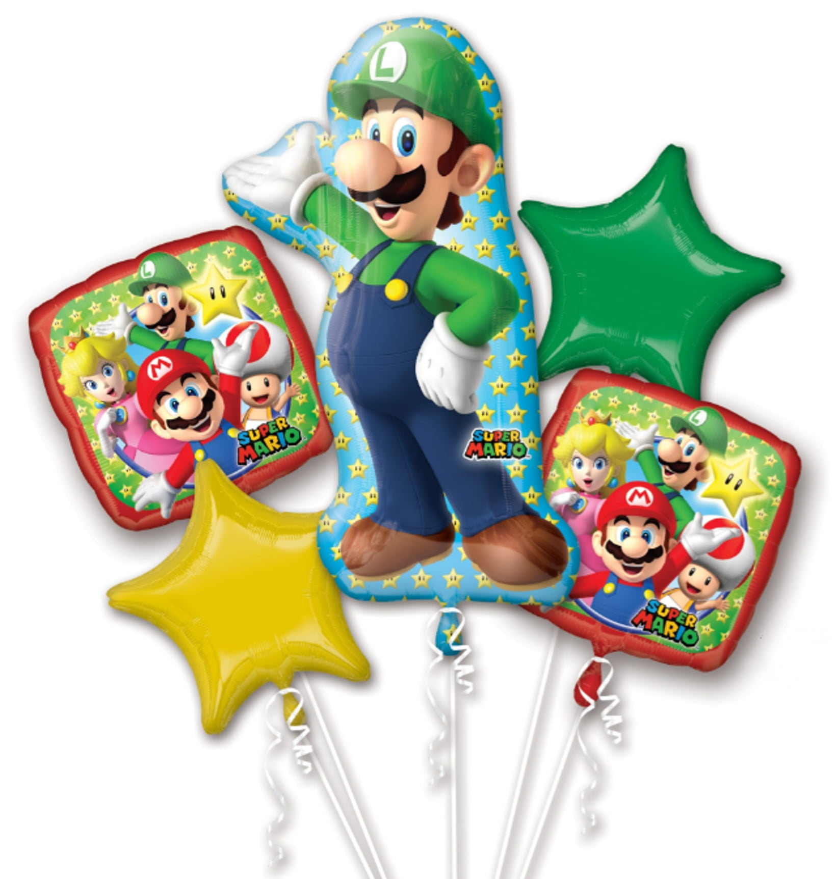 LOFTUS INTERNATIONAL Mario Brothers Luigi Balloon Bouquet