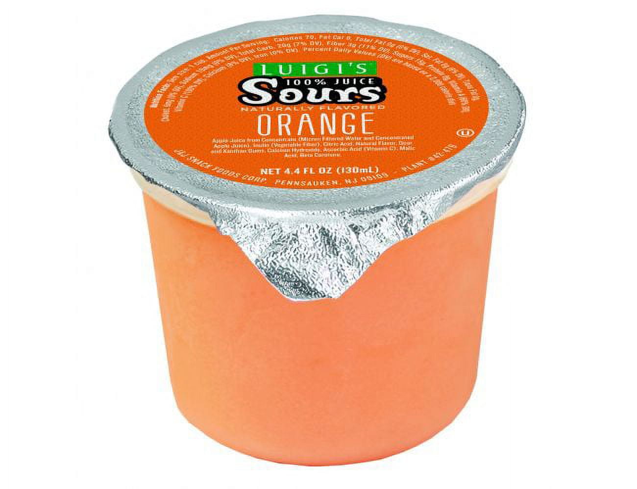 Luigi Sour Orange Sorbet, 4.4 Fluid Ounce - 96 per case