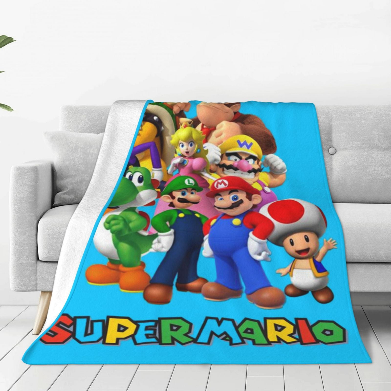 Luigi throw blanket hotsell