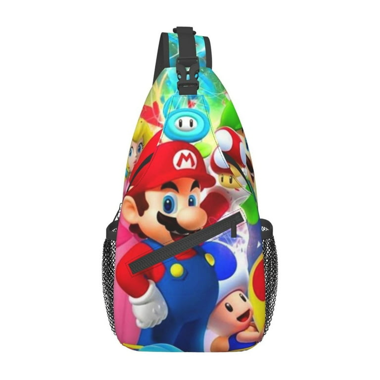 luigi Luigi The Super Mario Bros Chest Bags Crossbody Sling