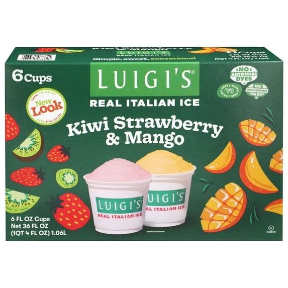 LUIGI’S® Mango & Kiwi Strawberry 6 -6 fl Oz
