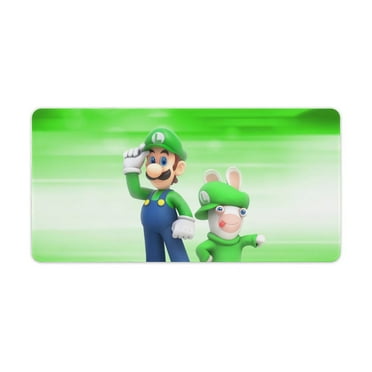 Luigi's Mansion Anime Extended Gaming Mouse Pad No-sliped Large Desk Mat Stitched Edge Keyboard Mat Mousepad