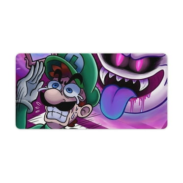 Luigi's Mansion Horror Extended Gaming Mouse Pad No-sliped Large Desk Mat Stitched Edge Keyboard Mat Mousepad