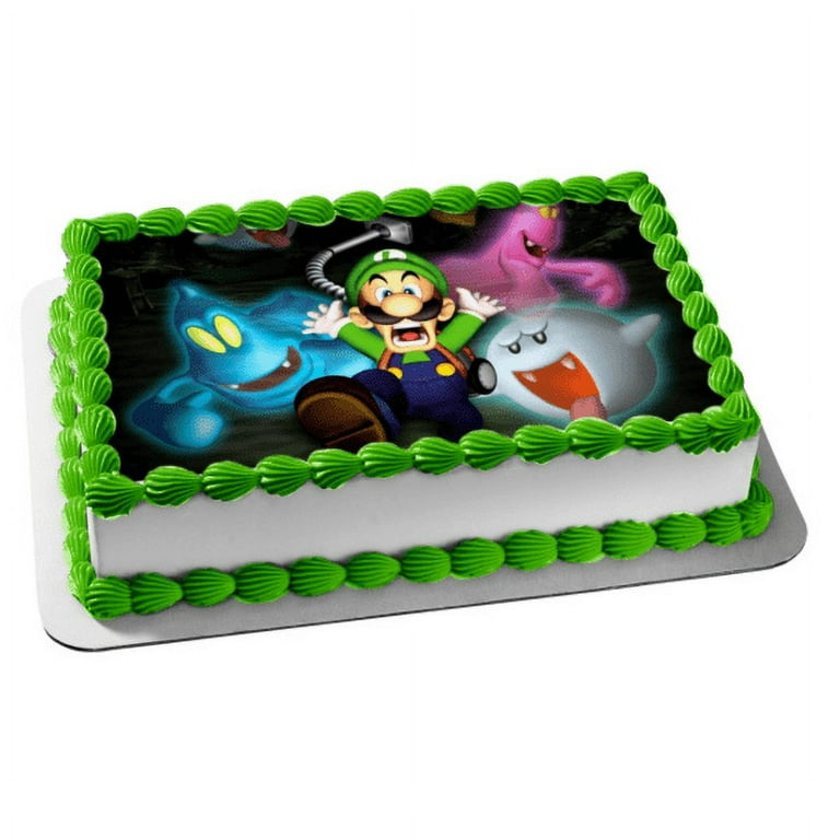  Luigi Mansion 3 Edible Image Cake Topper Party