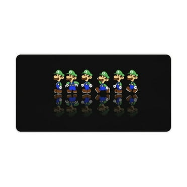 Luigi's Mansion Moon Extended Gaming Mouse Pad No-sliped Large Desk Mat Stitched Edge Keyboard Mat Mousepad