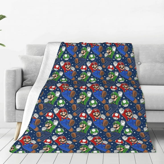 Luigi-s Mansion Ultra-Soft Micro Fleece Blanket Cozy Blanket Thick Warm Plush Throw Blanket Sofa Cushion